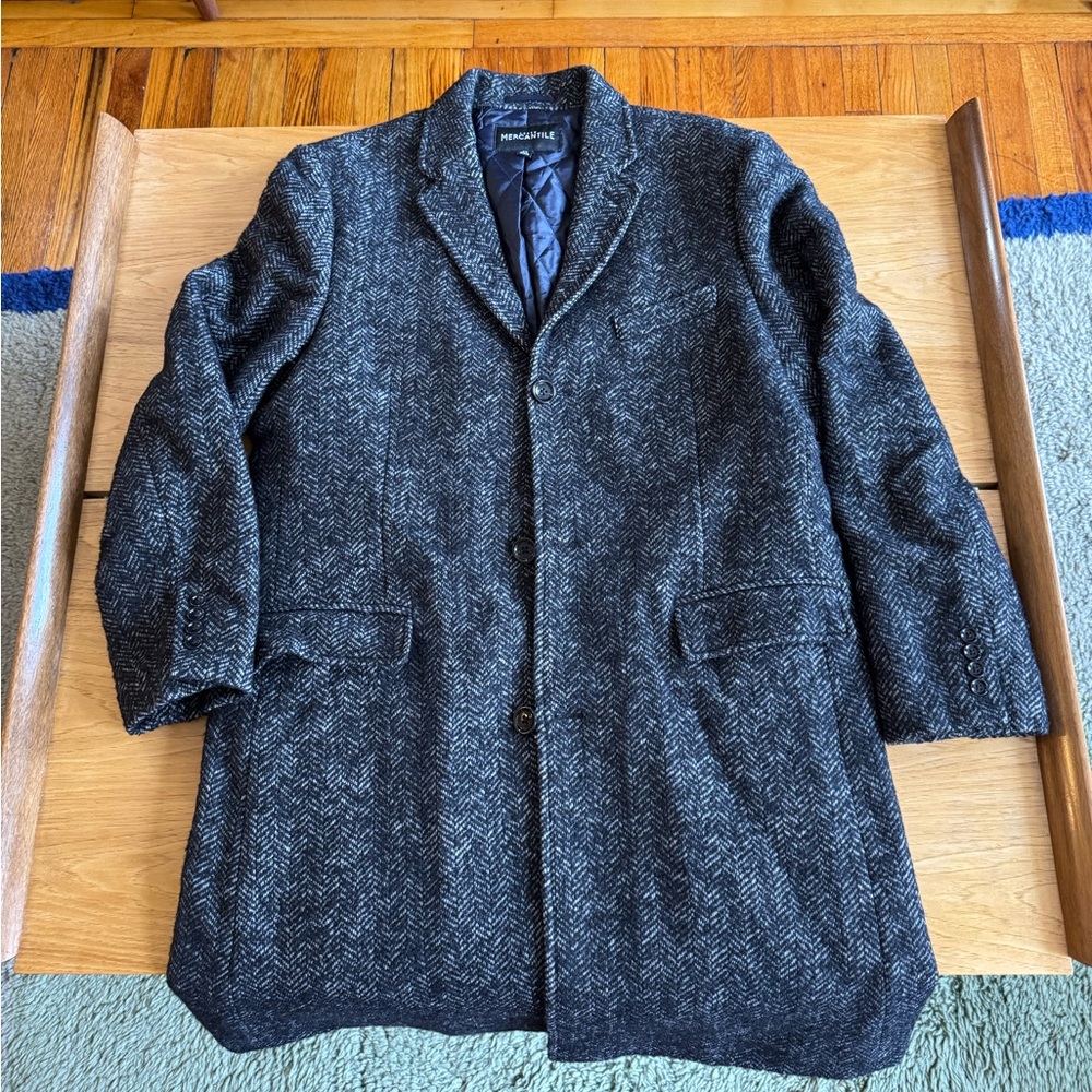 J. Crew Herringbone Top Coat